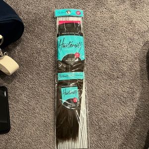 Hairtensity Silky Yaki Medium Brown 14’’ Hair Extensions